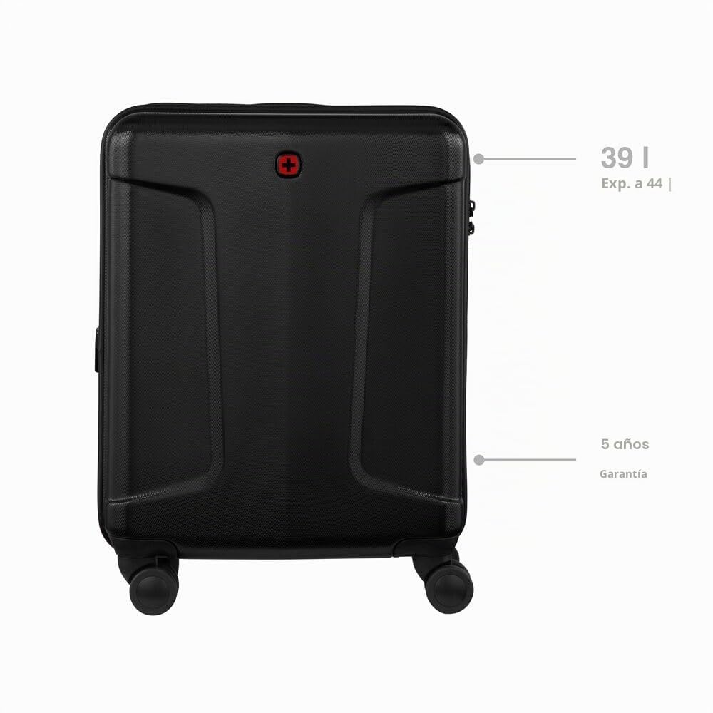 Wenger Legacy Maleta de Carcasa rígida con 4 Ruedas, Trolley, Cierre de Seguridad, Mujer, Hombre, Viajes, Vacaciones
