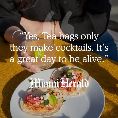 Image of SAYSO Skinny Spicy Margarita Original Cocktail Tea Bag | Cocktail or Mocktail in Under 1 Min, Without Hot Water, <1G Sugar, 20 Calories, Non-GMO, Gluten-free, Kosher & Vegan Mixer, 8 count