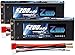 Bateria Lipo Zeee 2S 7.4V 5200mAh 50C Bateria z twardą obudową z wtyczką 4.0mm Bullet to Deans T do pojazdów w skali 1/8 i 1/10 Samochód, ciężarówki, łodzie 2 sztuki