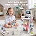 RedCrab Doctors Trolley Set for Kids, Children Doctors Playset with Medical Cart, Stethoscope, Thermometer and Syringe,Medical Kits Role Play Toy Gift for Girls Boys (Pink)