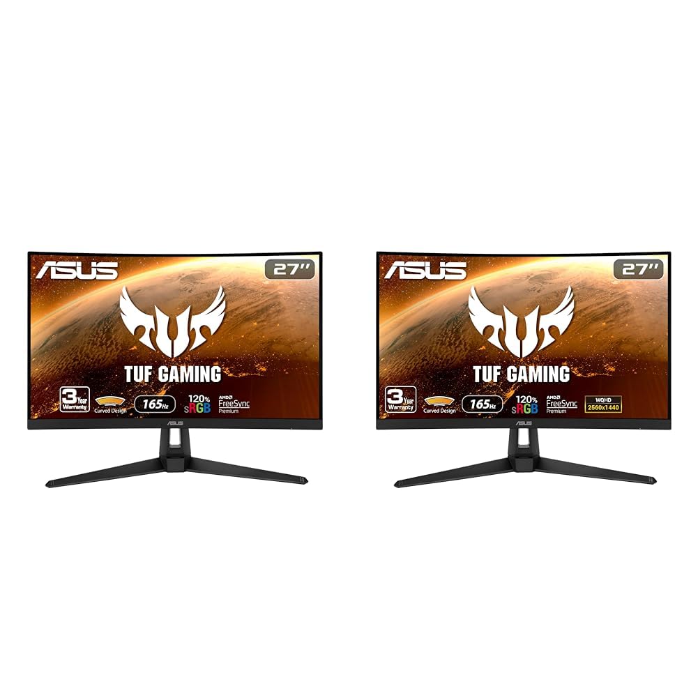 Asustuf Gaming Vg27vh1b 27 Curved Monitor 1080p Full Hd 165hz