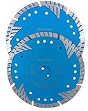 hohe Schnittgeschwindigkeit WERKMAX Diamantscheiben Mauerschlitz SET Ø 150mm ultra aggressiv - für Mauernutfräse/Mauerschlitzfräse 2-Stck.