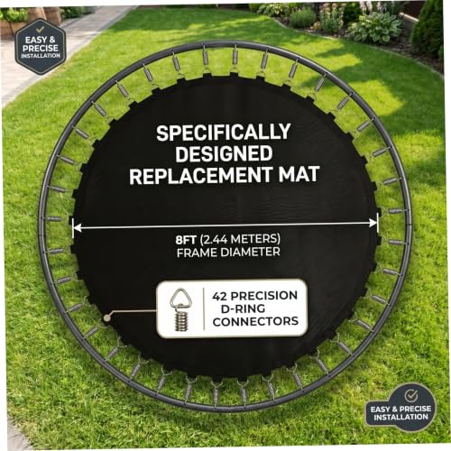 Repuesto de lona para trampolín de 8 pies: recupera el rebote seguro en tu jardín 7