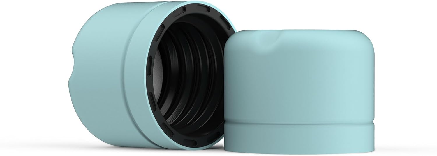 memobottle A5 (Sea Mist) Bundle - 25oz (750ml) - Bottle, silicone sleeve & lid |Slim Water Bottle for Bags, Beside Books & Laptops | BPA Free Tritan | Modern & Minimalist - Image 4