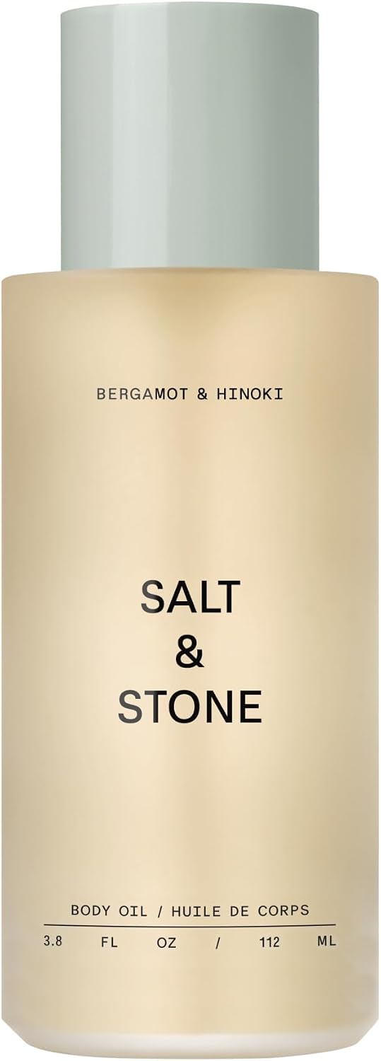 Salt & Stone Hydrating Body Oil for Women & Men Bergamot & Hinoki 3.8 fl oz