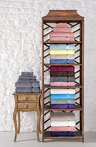 Salbakos Cambridge Ultra Luxury Hotel Collection & Spa Bath Towels Turkish Cotton Bath Towels Made In Turkey 700Gsm Eco-Friendly - Shower - Toallas De Baño/Bano Bulk Save (6 Piece Set, Gray) #TOP5