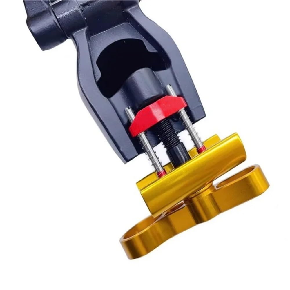 Sgxbos 2pcs Hinge Clip Spring for Brompton spring hinge clamp Aluminum alloy balance spring A C P Tline universal (black)