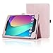 Verizon ASUS ZenPad Z8s Case, ACdream Premium PU Folio Leather Tablet Case for Verizon ASUS ZenPad Z8s (2017 version) with Auto Wake Sleep Feature, Rose Gold