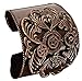 elope Steampunk Cuff Antique Copper - Detailed Metal Bracelet with Copper Finish