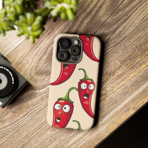 Coque iPhone 15 Pro piment rouge mate pour éviter les rayures - 3