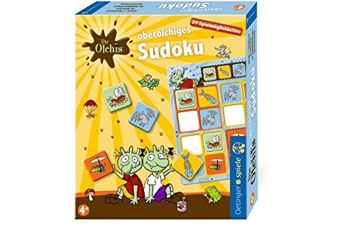 Preisvergleich Produktbild Die Olchis Oberolchiges Sudoku: 24 Spielmöglichkeiten