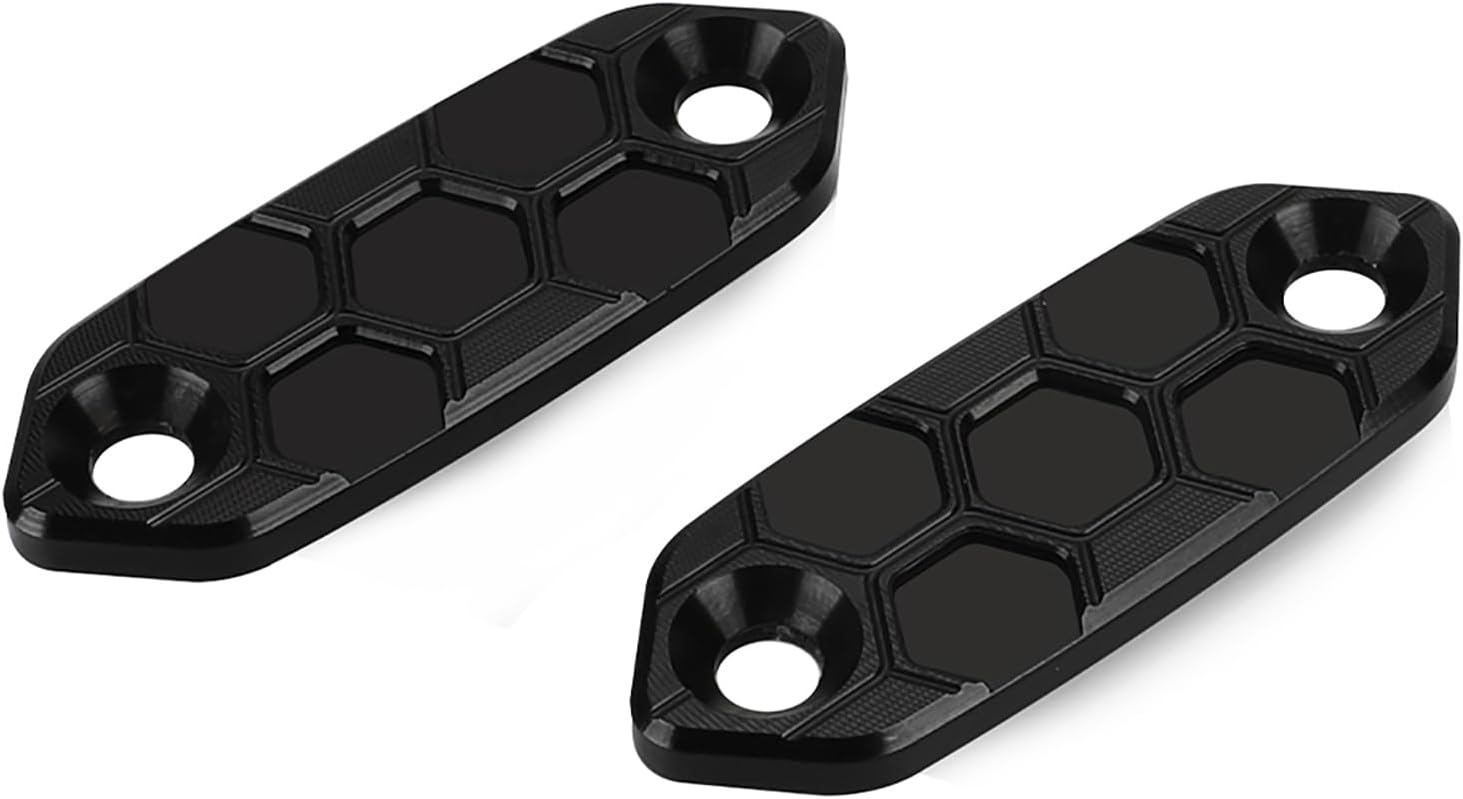 Motorcycle Rear View Side Mirrors Bracket Hole Compatible with Ninja 300 2013-2017 Ninja 400 2018-2023 Ninja 650 2017-2025 Ninja 500/ZX-6R/ZX-4RR/ZX-4R (Red)