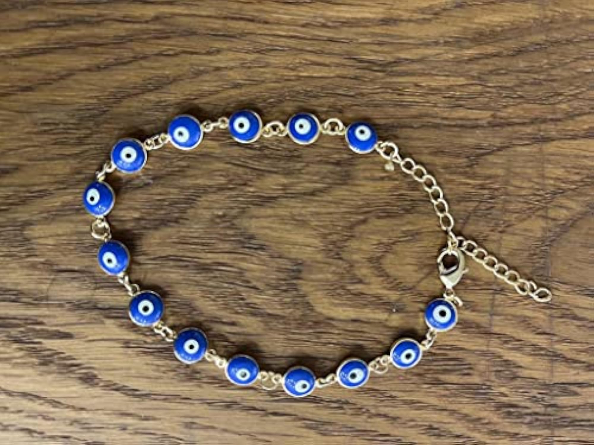 Women's Oxidised German Gold Plated Evil Eye Anklet Payal