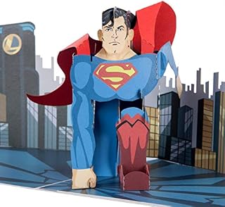 Cardology - Superman Pop Up Card | Birthday Cards For Him, Fathers Day Cards | DC Comics Officially Licensed Merchandise