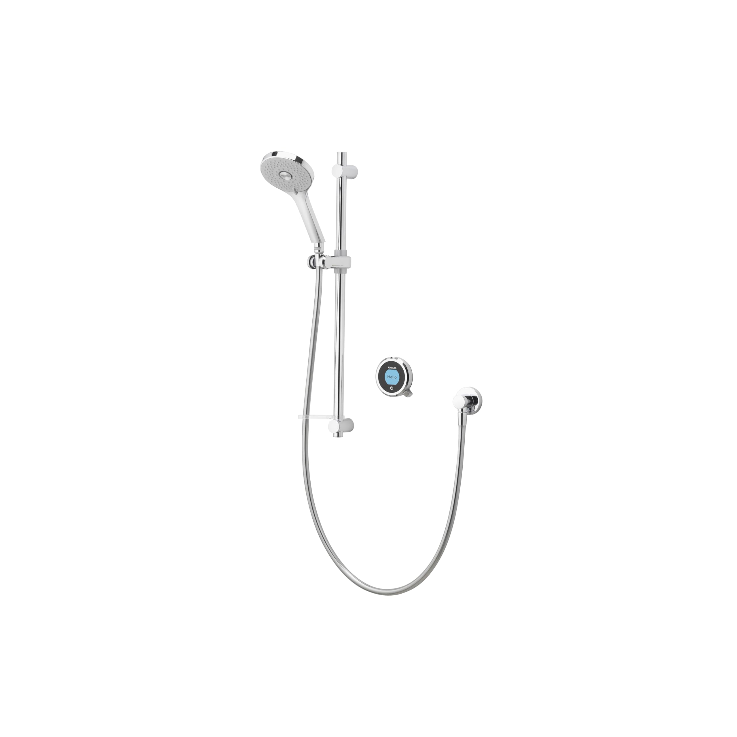 Aqualisa Chrome Opq.a2.bv.23 Optic Q Smart Shower Concealed With Adjustable Head - For Gravity Pumped Systems