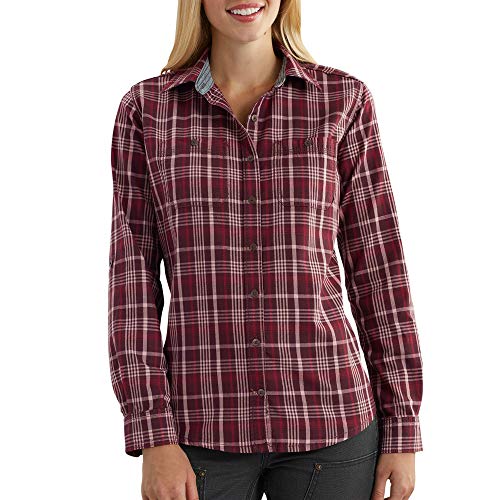 Carhartt Women's Dodson Button Front Plaid Shirt