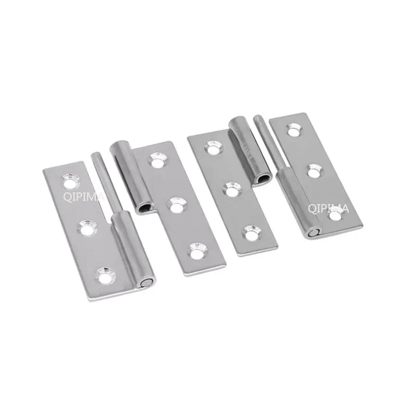Yatingzhang 1 Lift Off Hinges 5Pcs Revolving Door Hinge Stainless Steel Flag Shape Simple Home Hardware Accessories(1)