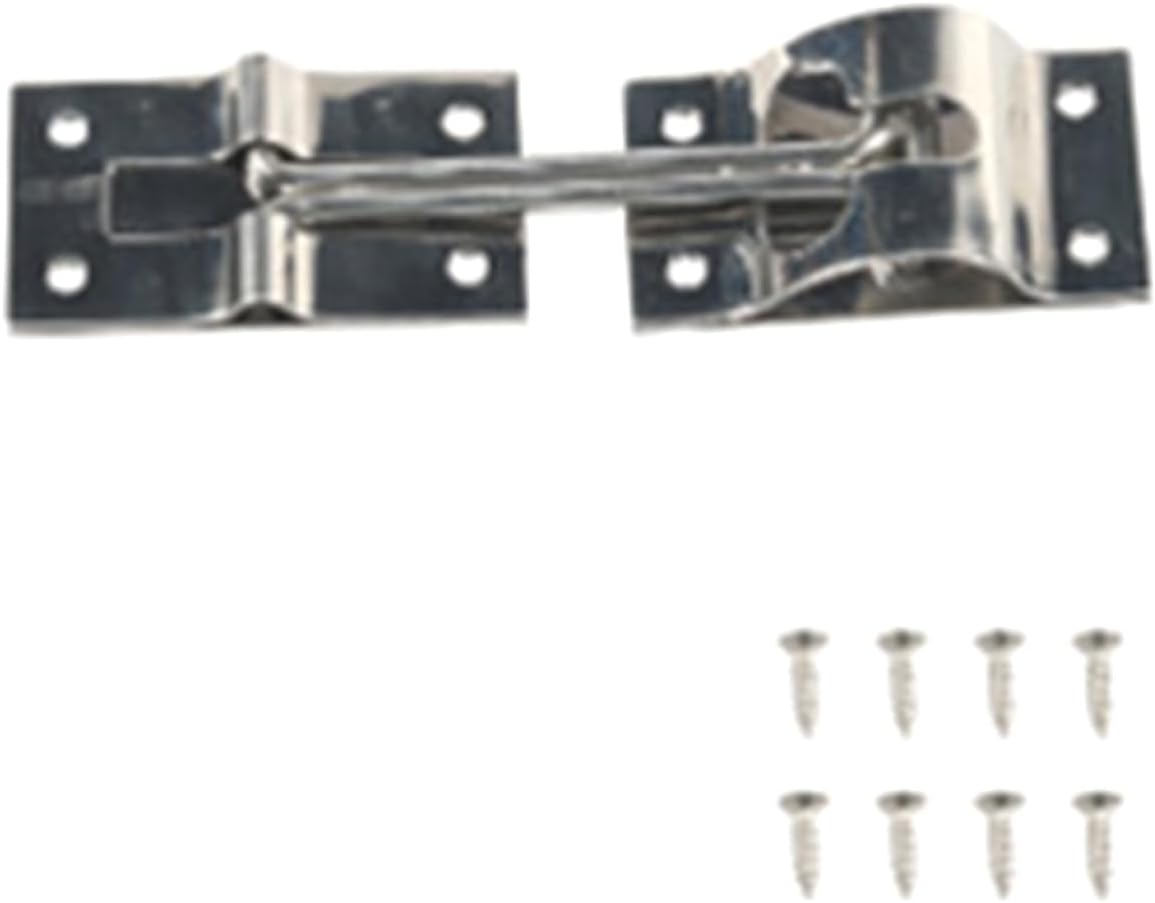 Stainless Steel Door Holder Latches Catch for Trailer Cargo Truck 4" 6'' Door Catch Latches T-Style Holder