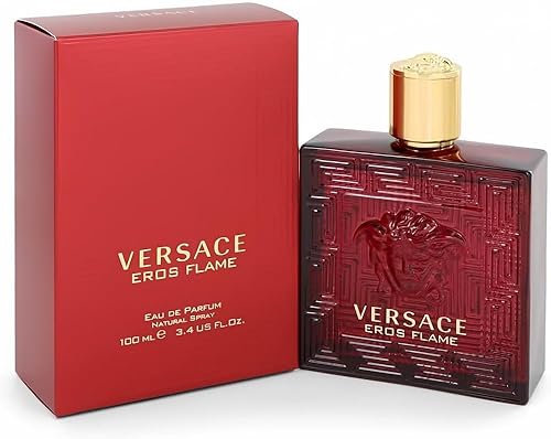 Versace Eros Flame Eau De Parfum Spray para hombre, 3.4 onzas