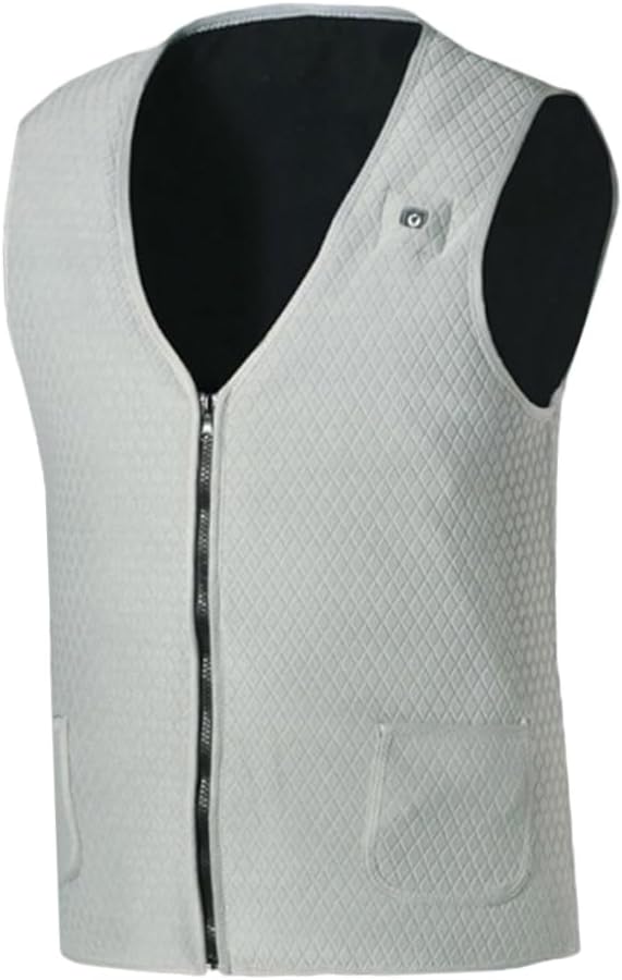 KESYOO Women Jacket Heated Vest Warm Vest Grey