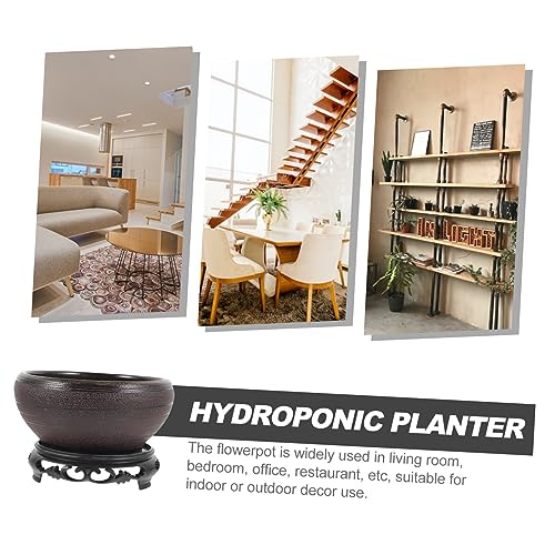 Amosfun 1 Conjunto Vaso De Flores Vaso De Cerâmica Vaso De Decoração De Jardim Vaso De Flores Para C