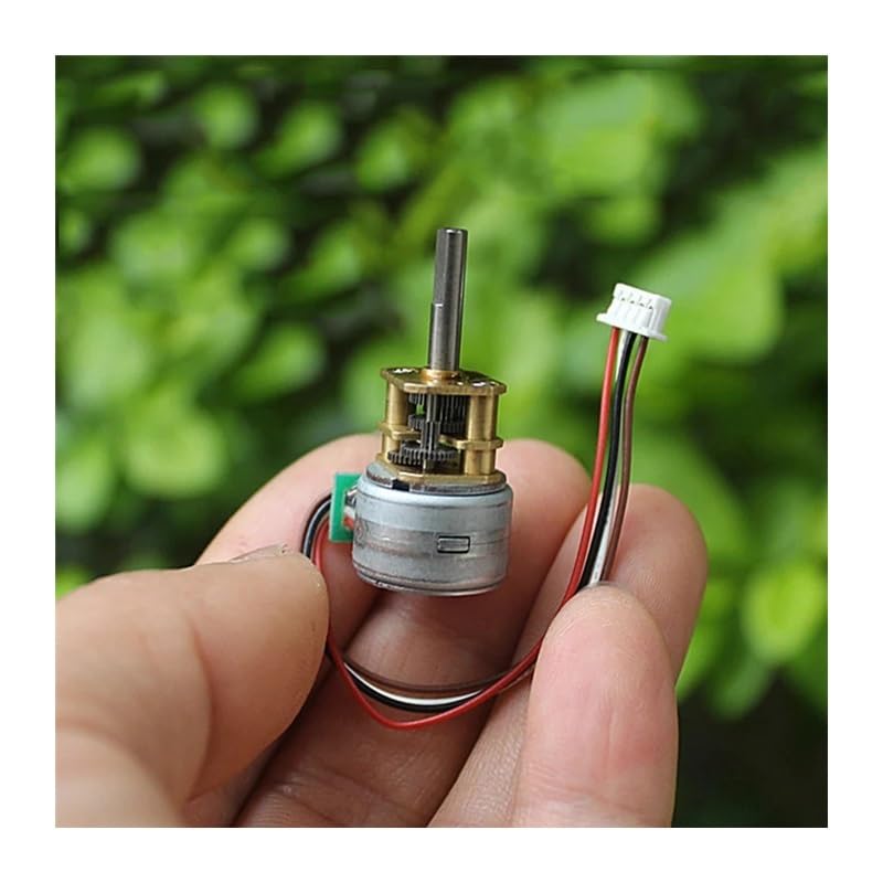 POWTAXBJGD 15mm All Metal Gearbox Gear Stepper Electronic Starter DC 5V 2-Phase 4-Wire Stepping Gear Electronic Starter DIY Smart Robot