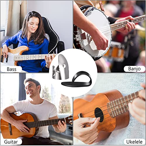 Guitare Doigt Pics Plats Médiators du Pouce Réglable Acier Inoxydable Métal Plastique pour Instrument à Cordes de… - Les Beatles, Paul McCartney, John Lennon, RIngo Starr, George Harrison Guitare Doigt Pics Plats Médiators du Pouce Réglable Acier Inoxydable Métal Plastique pour Instrument à Cordes de… – Image 6