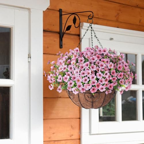 Fleurs artificielles pour l'extérieur multicolores et résistantes - 6