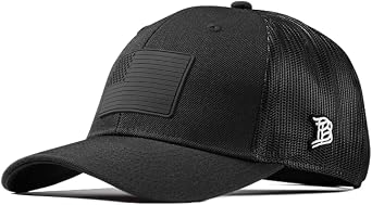 Branded Bills Old Glory Stealth Snapback Hat for Men | Snapback Baseball Cap