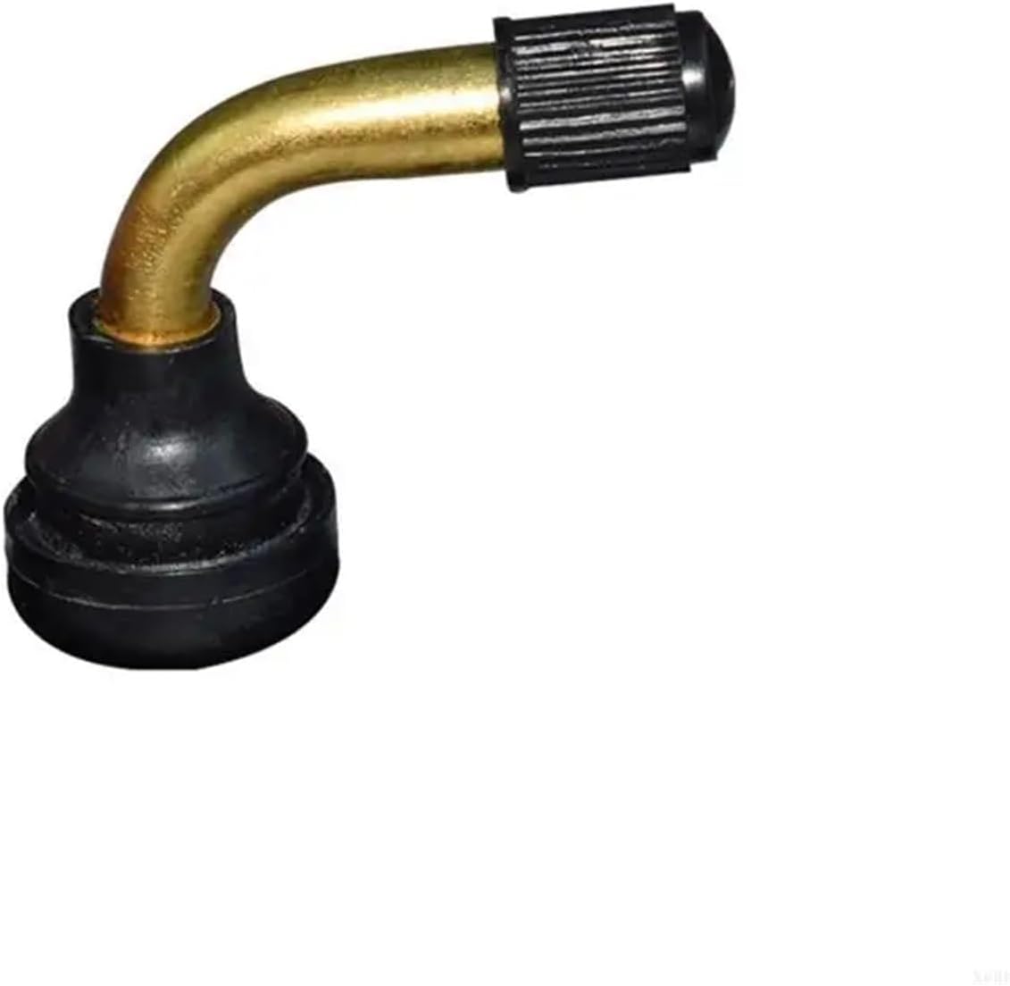 Metal Valve Stems 40 Pieces, 90-Degree Bent Rubber Base Tire Valve Stems for Tubeless Tires