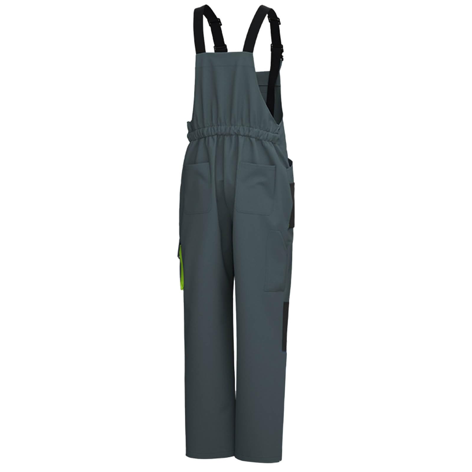 Mono de trabajo para hombre, pantalones largos, ligero y aireado, traje de hombre de basura con bolsillos multifuncionales, ropa de trabajo para artesanos, albañiles, carpinteros