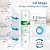 Vegebe 1-5 Stage ROES-100 100 GPD RO Water Filter Set Replacement Fit for APEC ROES-100 Reverse Osmosis System, Model FILTER-MAX-ES100 (3/8" Output)