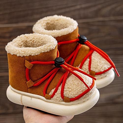 Fashion Boots for Baby Childrens Shoes Winter Thick Furry Shoes Flat Heel Casual Home Cotton Slippers Snow Boots4
