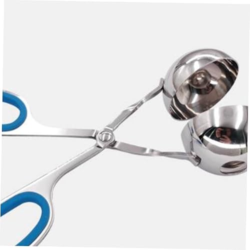 Miniatura 4 de SHERCHPRY Mini galletas de metal troqueles de chocolate, pinzas de hielo, bolas de carne, moldes de cuchara, clips de cocina, clip de acero