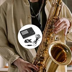 Abaodam 3 Jeux De Saxophone Métronome En Plastique Avec Accordeur - Les Beatles, Paul McCartney, John Lennon, RIngo Starr, George Harrison Abaodam 3 Jeux De Saxophone Métronome En Plastique Avec Accordeur – Image 4