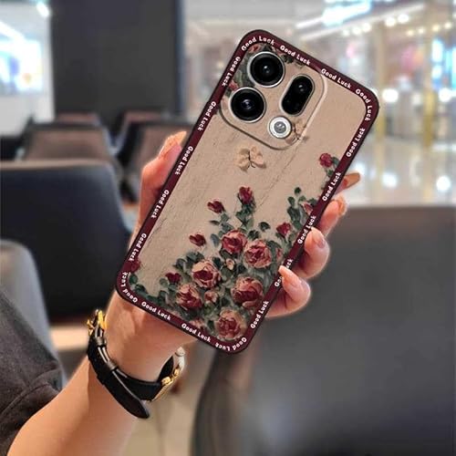 Phone Case Compatible with OPPO Find X9, Silicone Full wrap Phone Pouch Dirt-resistant Soft case Anti-knock Design Cute Durable 