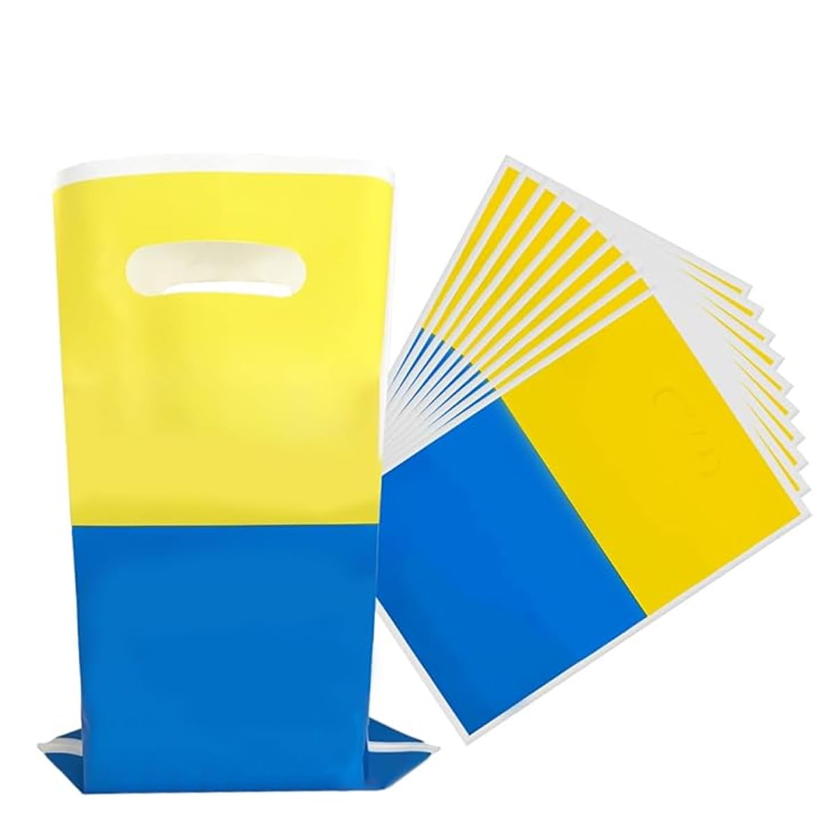 JU XIN 30pcs Yellow Cartoon Party Suplies,Blue Birthday Party Decora