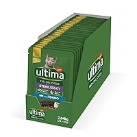 Ultima Cibo Umido per Gatti Fit & Delicious con Tonno: 24 Buste da 85g