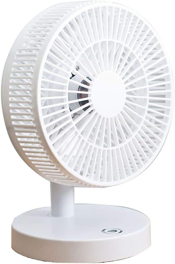 USB Fan Portable Small Mute for Student Dormitory Or Office A Variety of Colors (White)