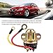 Dweekiy Starter Relay 12-24V 150A Manual Normally Open Black Screw Mount Relay for Motorcycles Cars