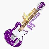 Hannah Montana Guitar Sticker Vinyl Waterproof Sticker Decal Car Laptop Wall Window Bumper Sticker 5'