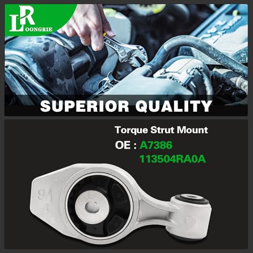 Engine Torque Strut Mount Replacement Compatible with 2013-2018 Altima & 2015-2024 Maxima Murano & 2013-2020 JX35 QX60 & 2013-2020 Pathfinder Quest 3.5L V6 Engine,Replace OE A7386 113504RA0A 1PCS by loongrie - Image 3