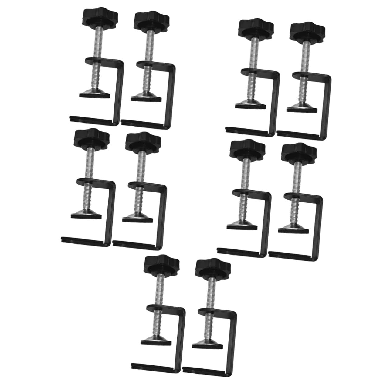 10piezas Clips Ajustables para Sofás De Patio Sujetadores De Muebles De Exterior Fijación Segura para Sillas De Ratan y Proyectos De Carpintería
