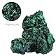 dssmboom Natürlicher Malachit-Kristall, Rohstein, Mineralprobe für Sammlung, unregelmäßiger Malachit, rauer Stein für Chakra-Balancing, Heimdekoration, 401-500 g