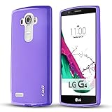 LG G4 Case, J&D [Drop Protection] LG G4 Case [Slim Cushion] Shock Resistant Protective Premium Jelly Case Slim Case for LG G4 (Purple)