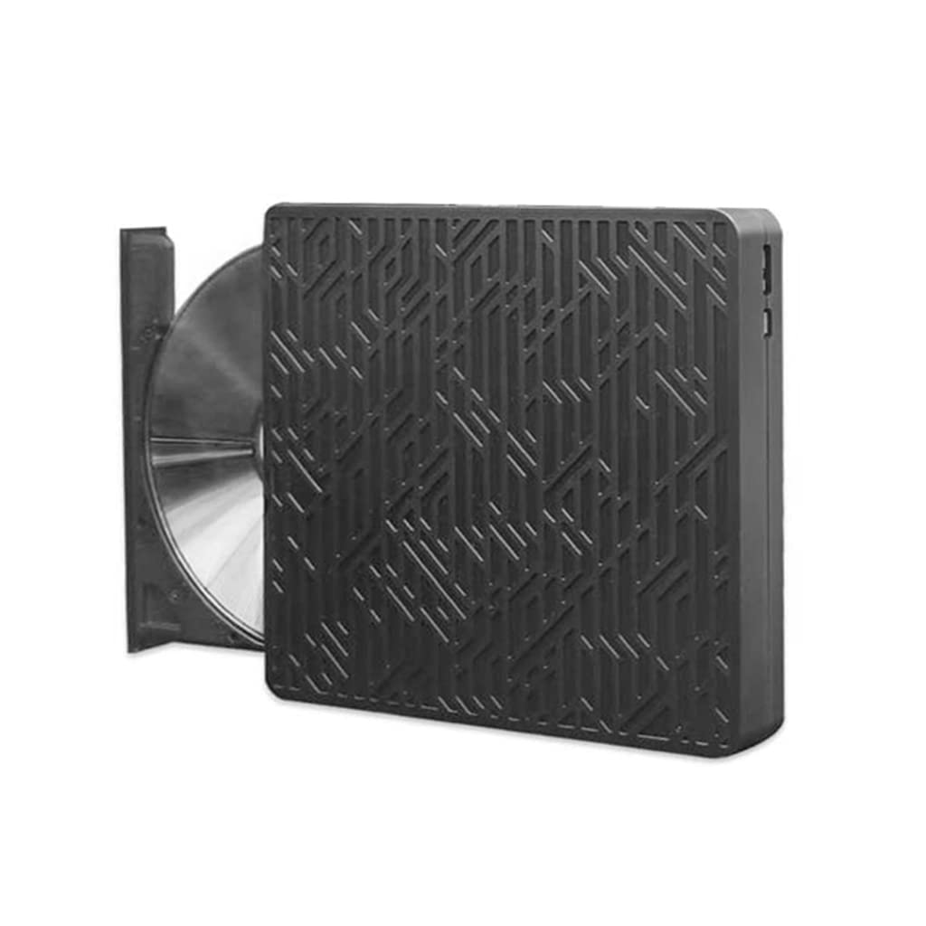VCD CD externe multifonction pour graveur USB 3.0 + câble de données Type-C double tête avec lecteur de carte USB 3.0/TF
