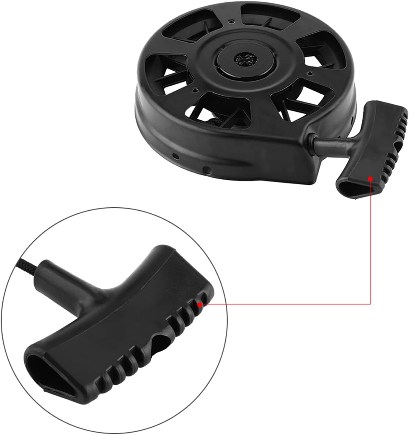 Tecumseh Starter, Starter Pull Start Assembly for Tecumseh 590702 590739 590637 LEV100 LEV105 LEV115 LEV120 LEV195 OVRM60 OVRM65 OVRM105 OVRM120 TVS90 TVS115 TVS120 TVS600 VLV60