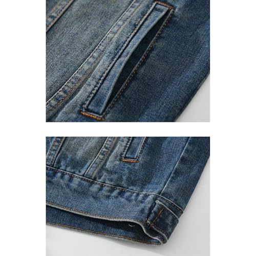 Chaqueta denim para hombre estilo retro casual miniatura 6