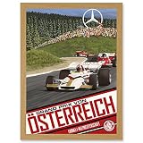 Wee Blue Coo Austrian Grand Prix 1971 Zeltweg F1 Motor Sport Car Auto Racing Historic Fantasy Races Artwork Framed Wall Art Print A4