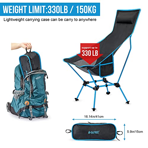 G4Free 2Pack Lightweight Portable High Back Camp Chair の商品画像 5